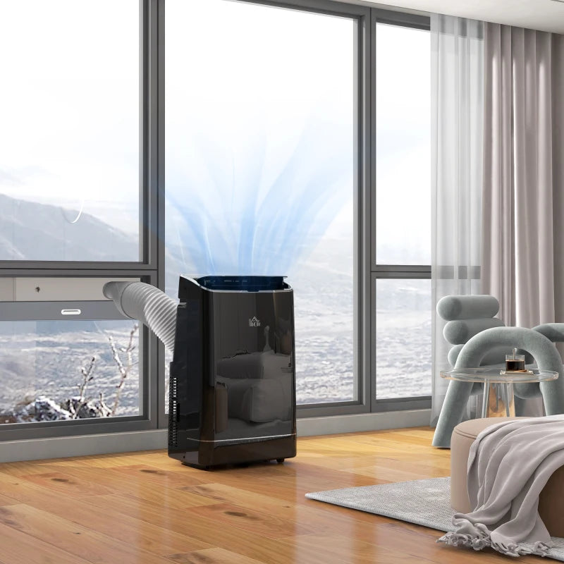 14,000-BTU - Portable Smart Air Conditioner Unit, 35m², with Dehumidifier, Fan, 24H Timer & Window Kit