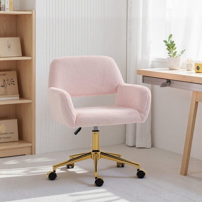 Faux Fur Rabbit Chair - Light Pink