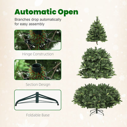 6ft Artificial Pine LED Christmas Tree, with Remote