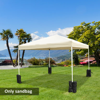 15 kg Heavy Duty Gazebo Weight Sand Bags, 4 pcs Leg Weights Marquee Tent Canopy Base for Trampoline Pop Up Gazebo Tent