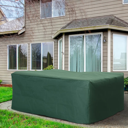 Outdoor Garden Furniture Cover Waterproof, Anti-UV 600D Heavy Duty Oxford Fabric Patio Furniture Cover for Rectangular Sofa T