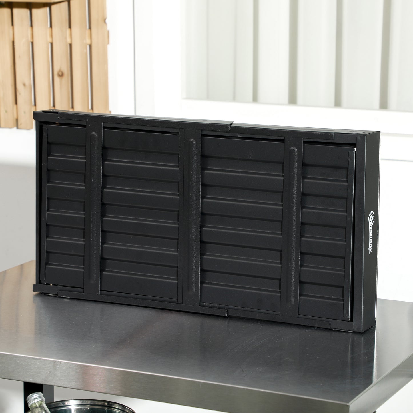 Foldable Charcoal Grill - Black