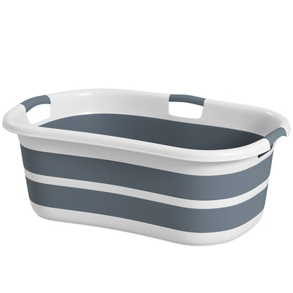 Dog Bath Tub, Portable Foldable Dog Bathtub with Drainage Hole, for Small Dogs Puppies Grey