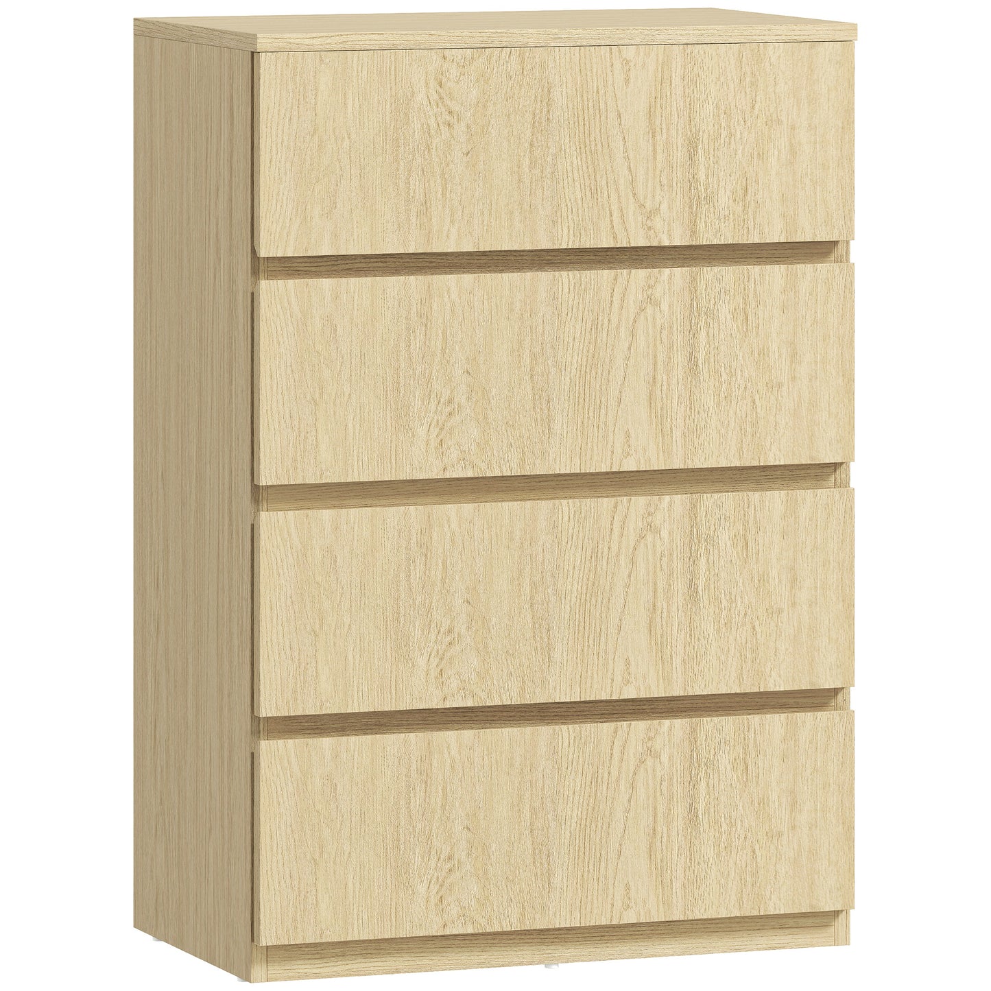 Chest of Drawers, 4-Drawer Storage Cabinets, Modern Dresser, Storage Drawer Unit for Bedroom