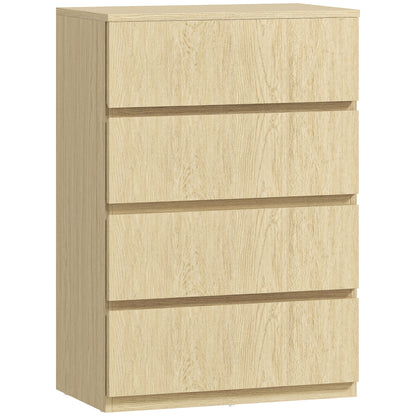 Chest of Drawers, 4-Drawer Storage Cabinets, Modern Dresser, Storage Drawer Unit for Bedroom