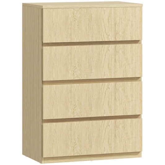 Chest of Drawers, 4-Drawer Storage Cabinets, Modern Dresser, Storage Drawer Unit for Bedroom