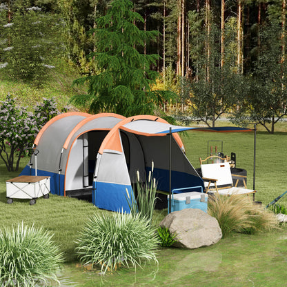 Two Man Two-Room Tent, with Porch and Accessories - Orange