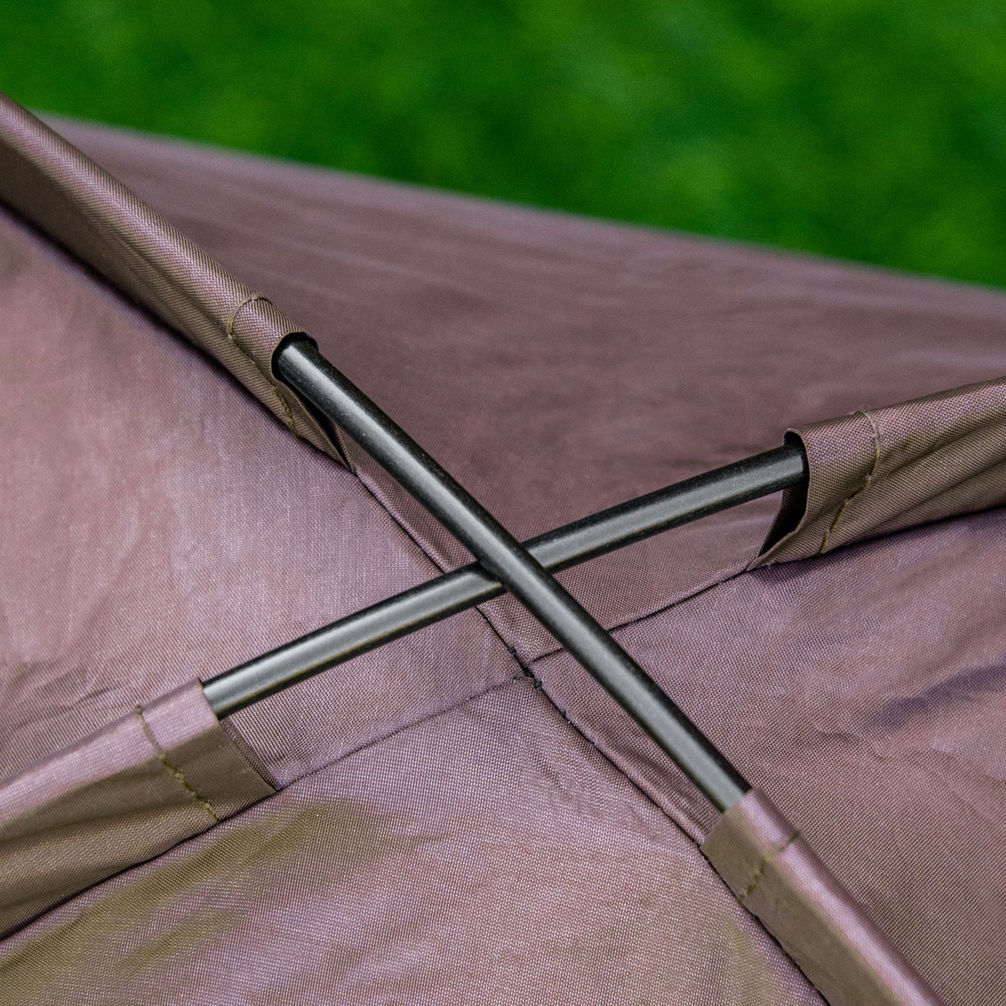 Outdoor Dog Bed with Removable Canopy, Portable Raised Dog Bed for Camping, Garden & Beach