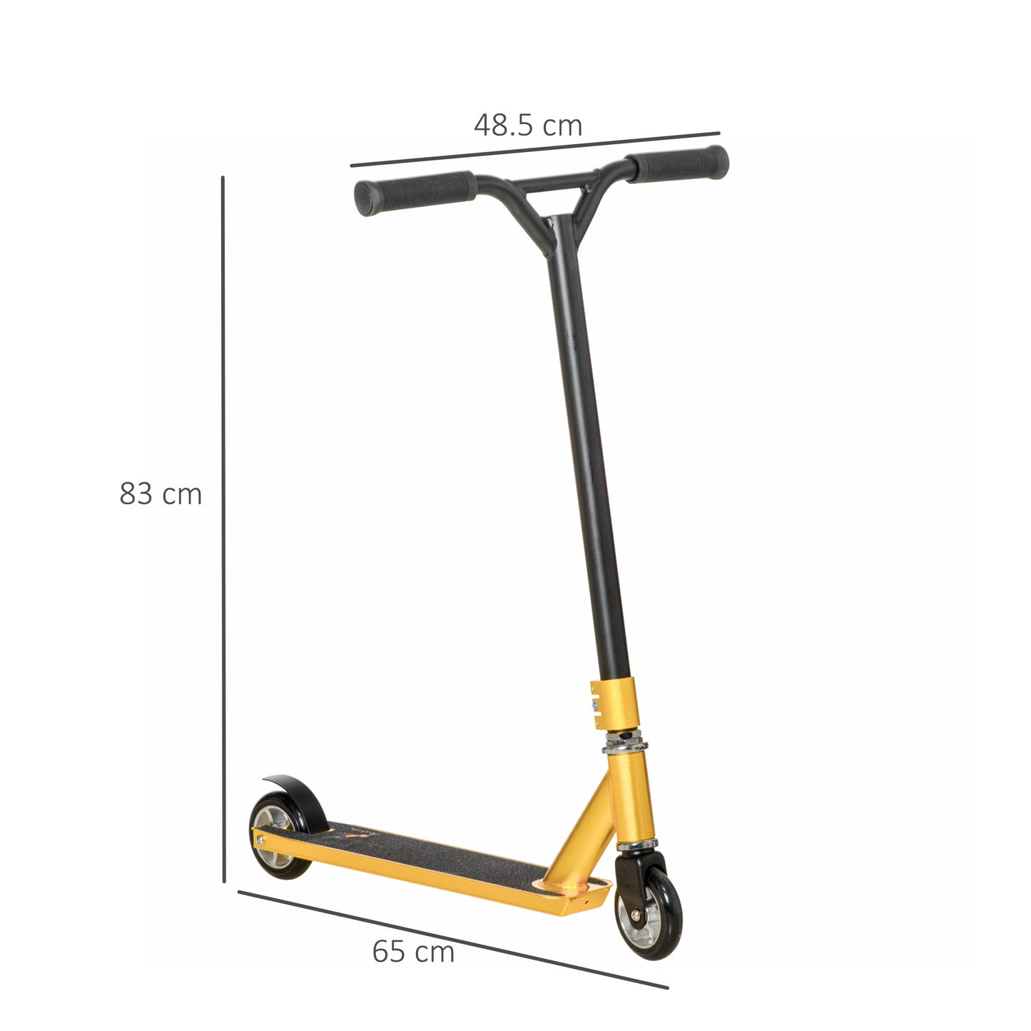 Stunt Scooter, 360° Entry Level Tricks Scooter w/ Lightweight Aluminium Deck and ABEC 7 Bearing, For Age 14+ Beginners