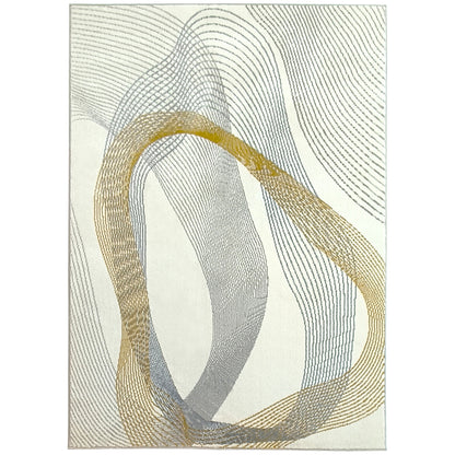 Modern Area Rug, Machine Washable Rug, Allergy-Friendly Floor Carpet for Living Room, Bedroom, Dining Room, Home Office