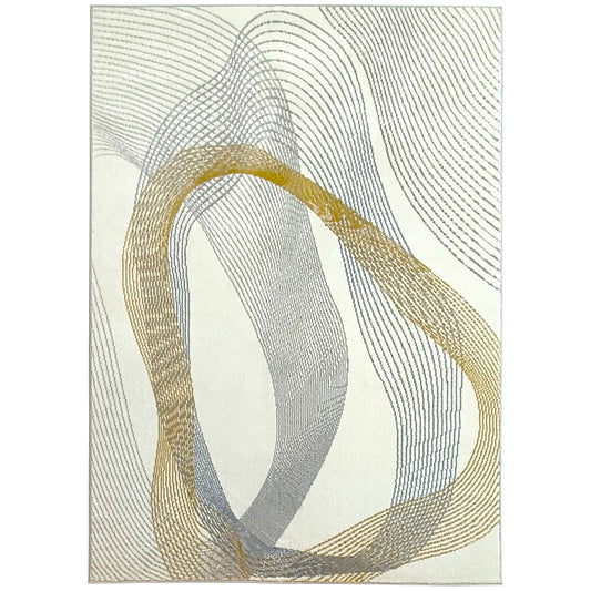 Modern Area Rug, Machine Washable Rug, Allergy-Friendly Floor Carpet for Living Room, Bedroom, Dining Room, Home Office
