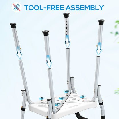 57-69cm Aluminium Frame Bath Seat