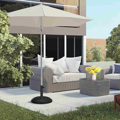 25 kg Parasol Base, Heavy Duty Concrete Patio Umbrella Stand with Adjustable Knob