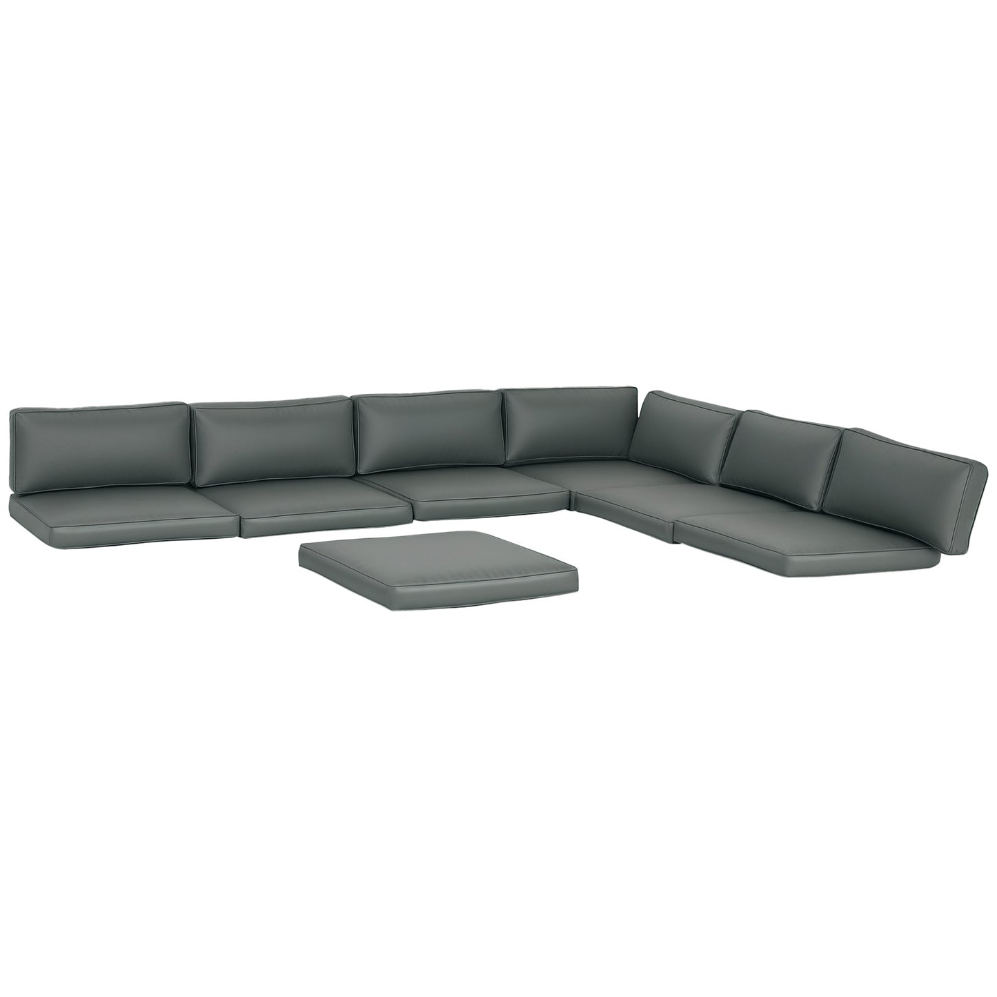 14-Piece Dining Set Cushions - Grey