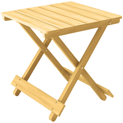 Wooden Foldable Outdoor Coffee Table