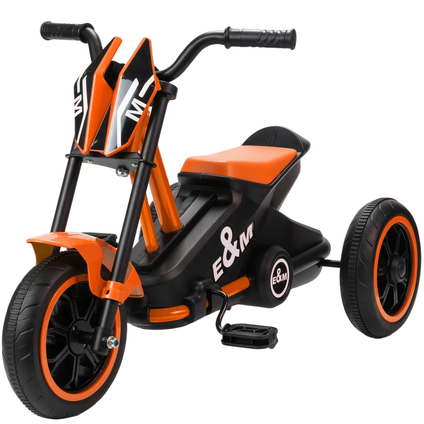 Kids Tricycle Baby Trike, Kids Trike with Pedal, 3 Wheel Toddler Balance Bike for Indoor Outdoor Use, Orange
