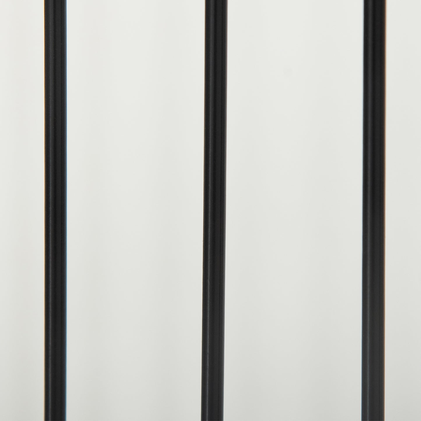 Foldable Pet Gate, with Three Panels & Two Support Feet - White