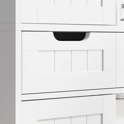 Tall Bathroom Storage Cabinet - White