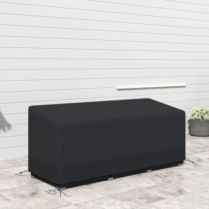 Rectangular Patio Garden Furniture Cover Waterproof for 3 Seater Sofa Bistro Set