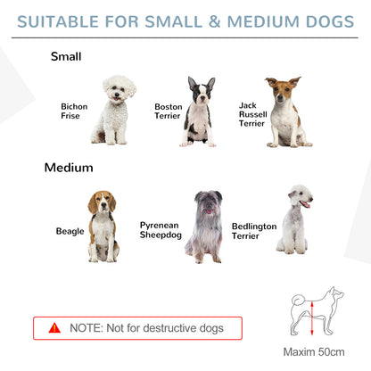 Wooden Dog Gate, Dog Fence Indoor, 80 cm Tall Freestanding Pet Gate for Small and Medium Dogs with 4 Panels, 2 Support Feet