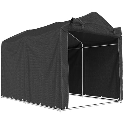 2.2 x 1.6 m Garden Storage Tent, Waterproof Anti-UV Bike Tent with Roll-up Zipper Door