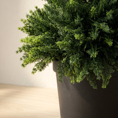 Decorative Artificial Plants Set of 2, UV Resistant Fake Plants in Pot for Indoor Outdoor Decor, 120 cm, Deep Green
