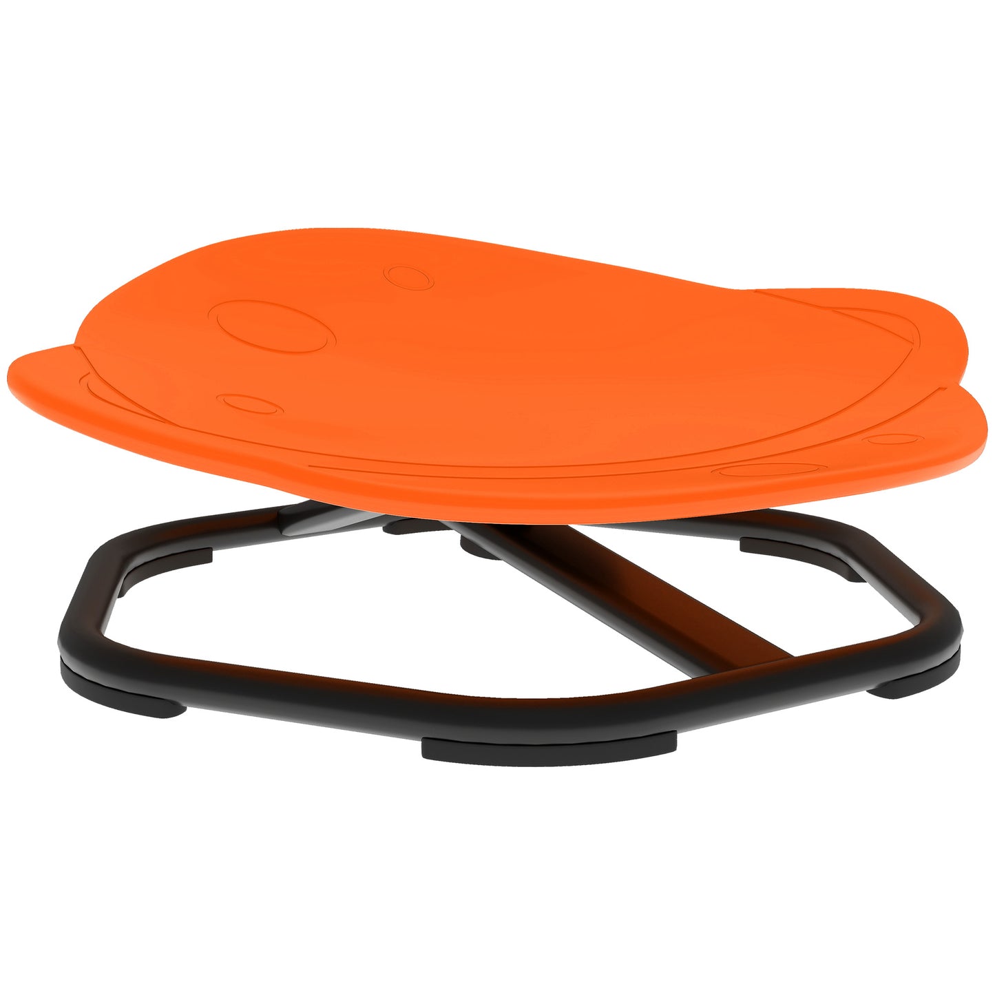 Planet-Shaped-kids Swivel Chair, Sensory Spinning Chair for Balance, Coordination Training, Orange