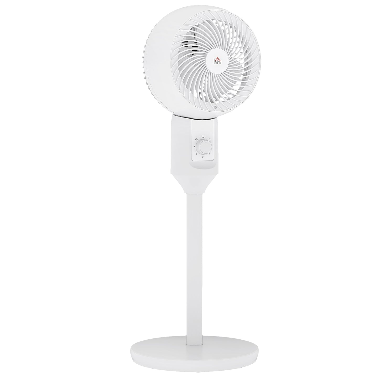 32" Pedestal Fan, 70° Oscillating 90° Vertical Tilt Air Circulator with 3 Speeds, Standing Fan for Home Office, Bedroom