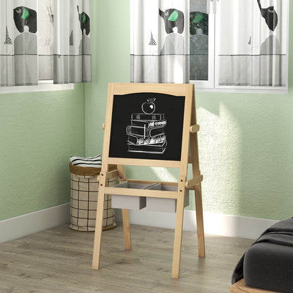 Kids Easel with Paper Roll, 3 in 1 Art Easel for Toddlers