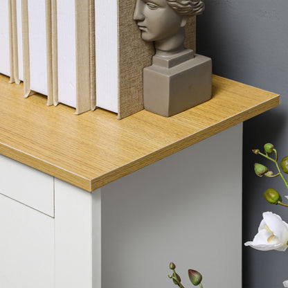 Sideboard Storage Cabinet, Modern Kitchen Cupboard with Double Doors and Drawers for Dining Room, Living Room and Entryway