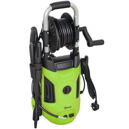 1800W High Pressure Washer, 150 Bar Pressure, 420 L/h Flow, Portable Power Washer Jet Wash Cleaner with Adjustable Nozzle