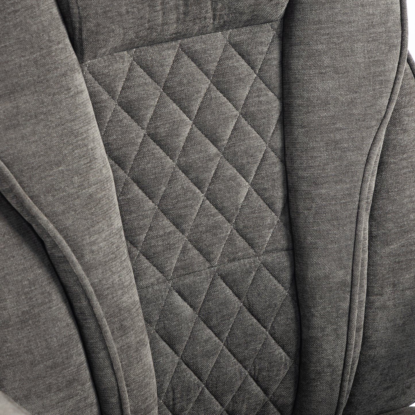 Office Chair, Ergonomic Desk Chair with Flip-up Armrest, Pocket Springs, Swivel Wheels, Adjustable Height, Dark Grey