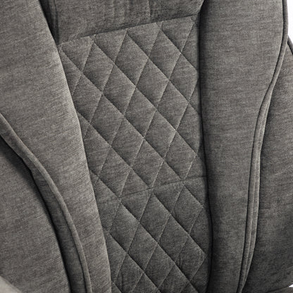 Office Chair, Ergonomic Desk Chair with Flip-up Armrest, Pocket Springs, Swivel Wheels, Adjustable Height, Dark Grey