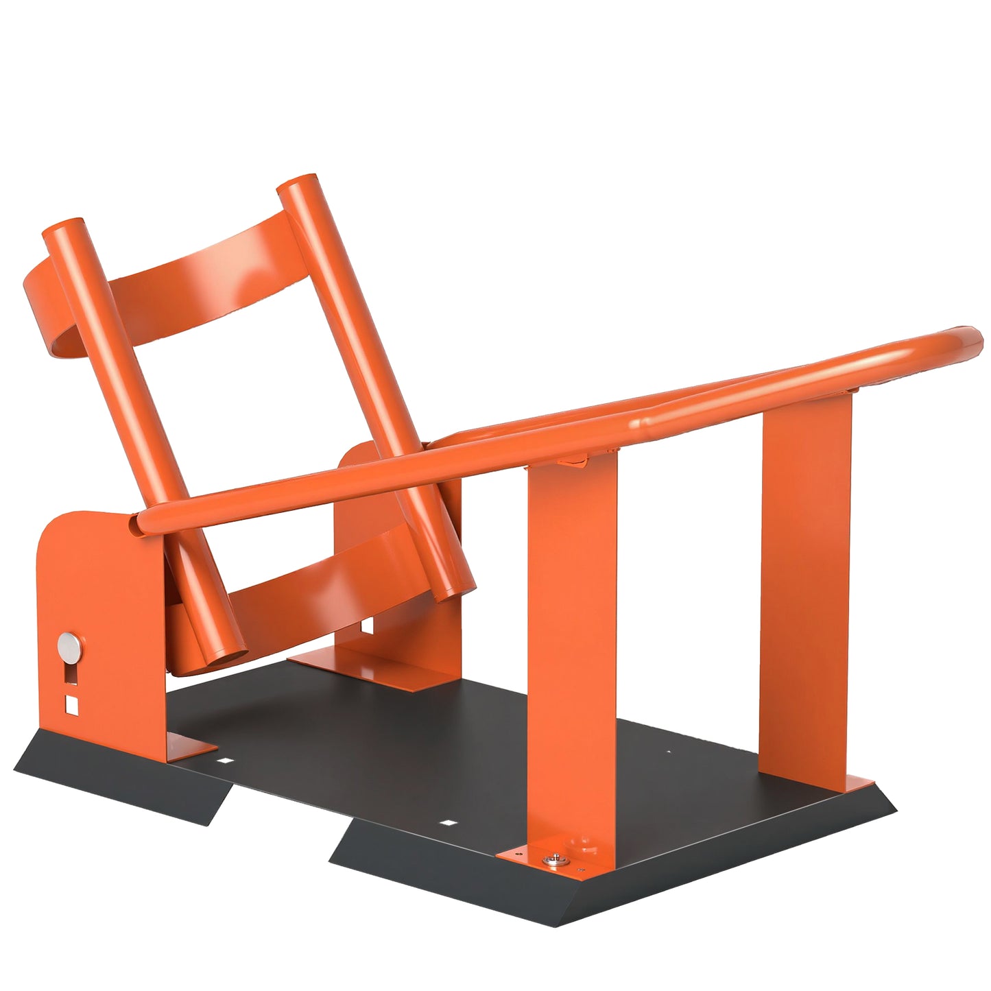 Motorcycle Wheel Chock, 816.5 kg Capacity Heavy Duty Steel Motorcycle Front Wheel Chock Holder with 3 Height Adjustable Holes
