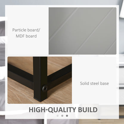Bedside Cabinet with 2 Drawer Storage Unit, Unique Shape Bedroom Table Nightstand with Metal Base, for Living Room