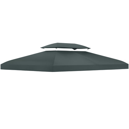 Gazebo Roof Replacement, for 3 x 4m Frames - Grey