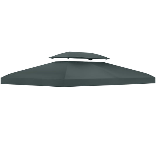 Gazebo Roof Replacement, for 3 x 4m Frames - Grey