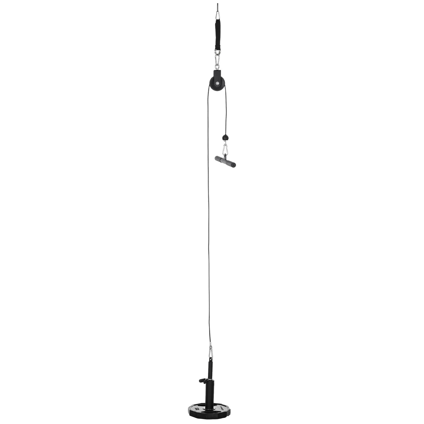 Cable Machine Pulley System, Lats Pull Down System, with DIY Loading Weight Pin