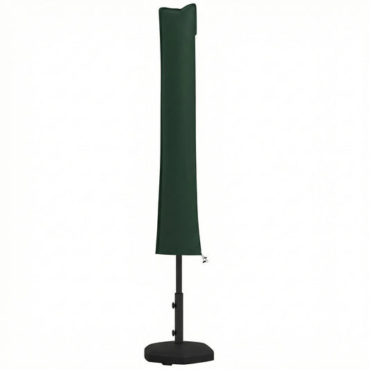 Parasol Cover, Cantilever Umbrella Cover for 2-3.5 m Parasols, Banana Umbrella Protector with Zipper, Green