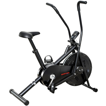 Exercise Bike with Adjustable Seat, LCD Display for Home Gym