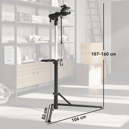 Bike Repair Stand, Max Load 40kg, Foldable, Height Adjustable, for Road Bike, Mountain Bike, E-bike