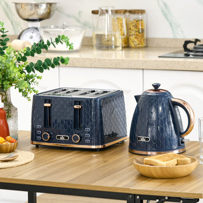 Kettle and Toaster Set, 1.7L 3000W Fast Boil Jug Kettle with Auto Shut Off