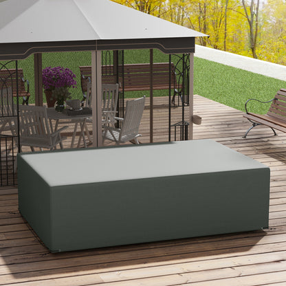 Outdoor Garden Furniture Cover Waterproof, Anti-UV 600D Heavy Duty Oxford Fabric Patio Furniture Cover for Rectangular Sofa T