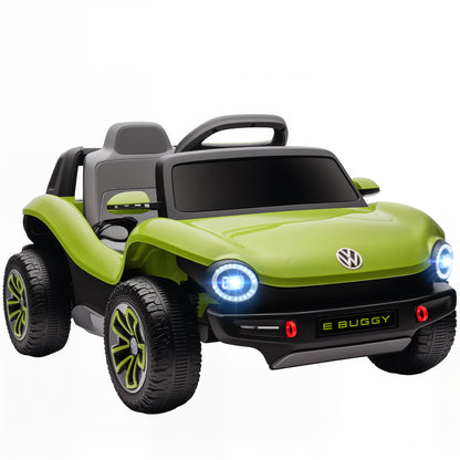 Volkswagen Licensed Kids Electric Car with Remote Control for Ages 3-6 Years, Green