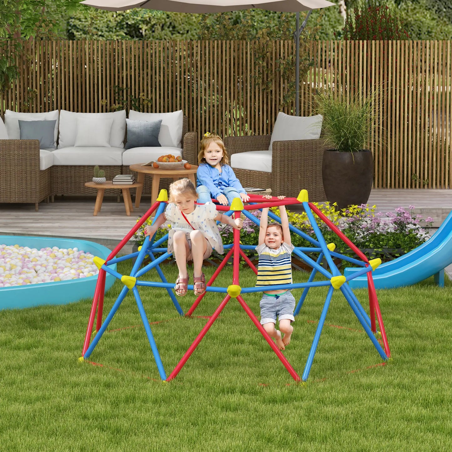 Dome Design Steel Climbing Frame