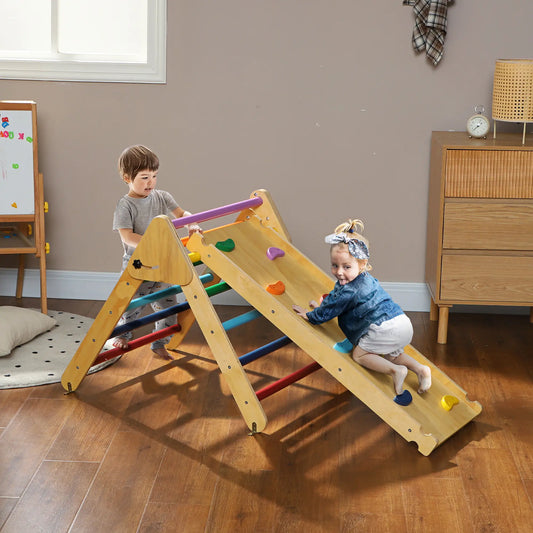 Triangular Climbing Frame with Ramp