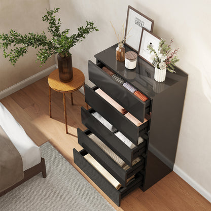 Chest of Drawers, 5-Drawer Storage Cabinets, Modern Dresser, Storage Drawer Unit for Bedroom