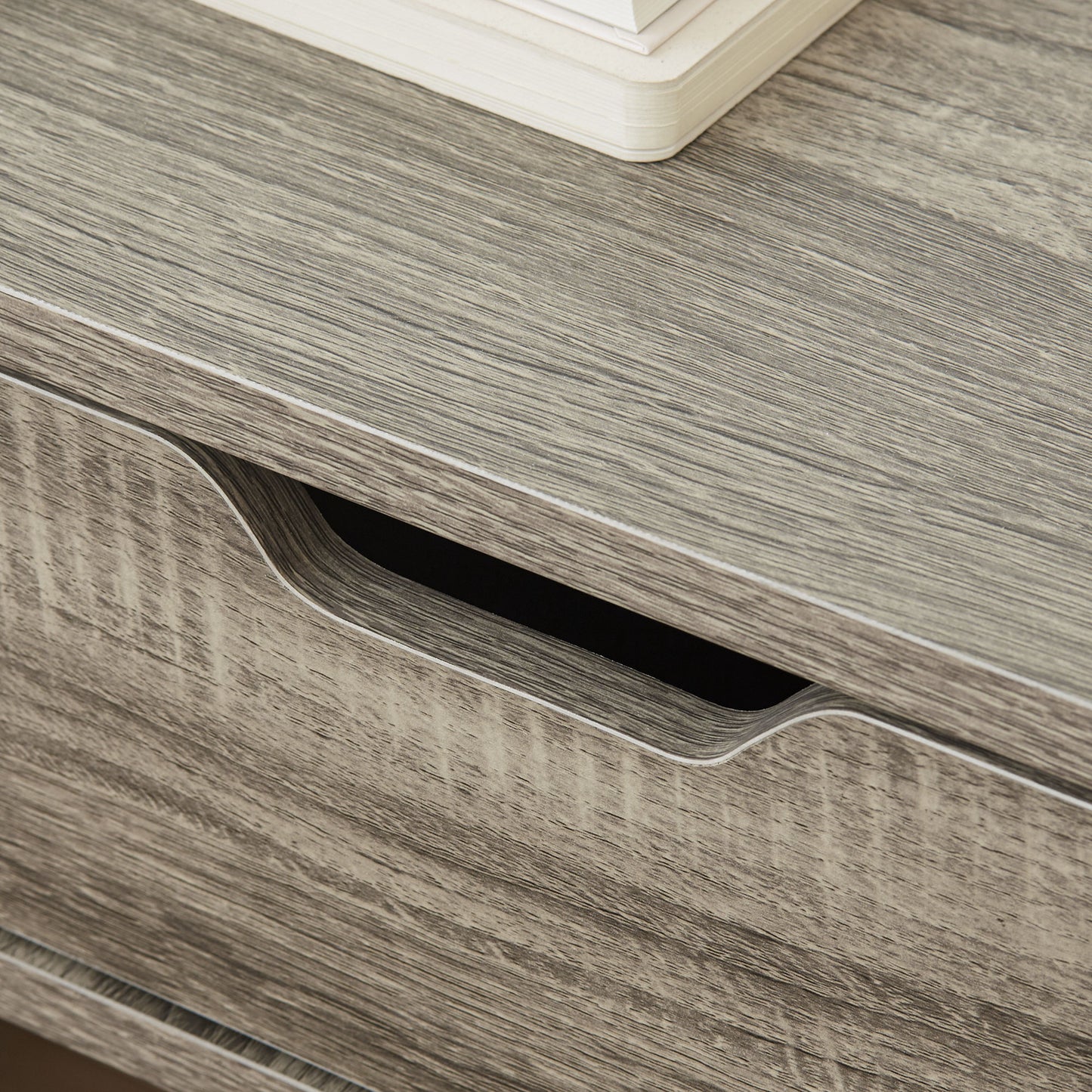 Floating Nightstands Set of 2, Wall Mounted Bedside Table with Drawer for Bedroom, Grey