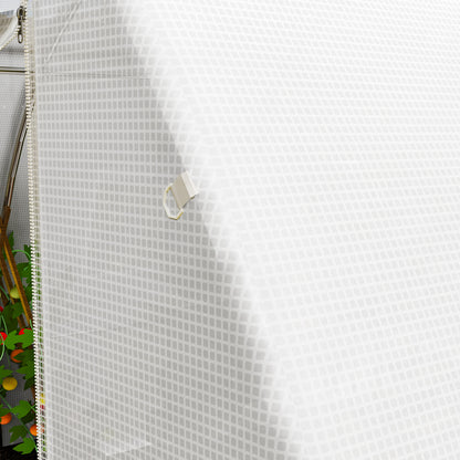 4 x 3 x 2m Polytunnel Greenhouse Replacement Cover ONLY Winter Garden Plant PE Cover for Tunnel Walk-in Greenhouse with Roll