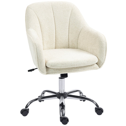 Snow Flannel Office Chair - Beige